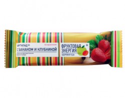 Батончик 30 г Фрутилад банан клубника